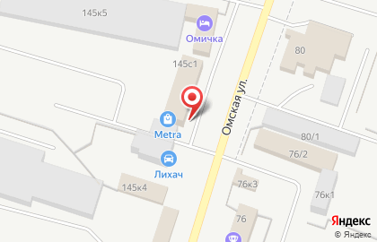 Производственная фирма Ковка-Дизайн на Омской улице на карте