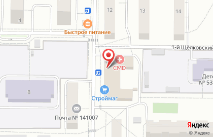 Супермаркет Пятёрочка в Москве на карте