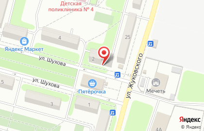 Салон-парикмахерская Золотой гребень на улице Шухова на карте