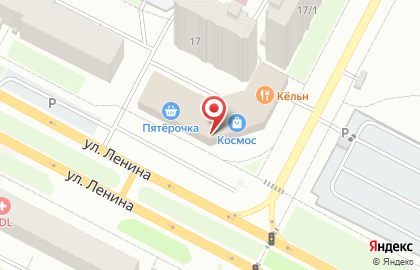 Банкомат Ермак на улице Ленина, 17а на карте
