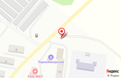Мясной магазин на ул. РАОС пос, 10/1 на карте