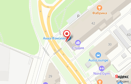Фотостудия Фабрика в Архангельске на карте