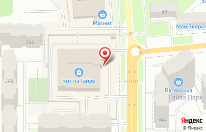 Торговый центр Кит в Орджоникидзевском районе на карте