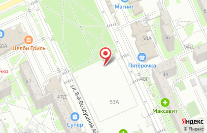 Магазин Строймаркет на улице 8-й Воздушной Армии на карте