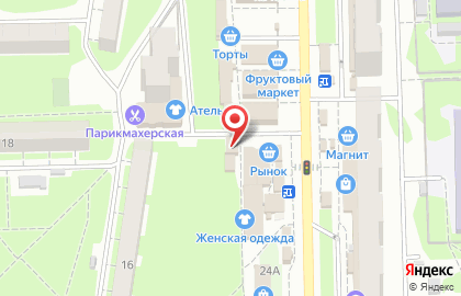 Магазин фруктов и овощей на улице Хусаина Мавлютова на карте