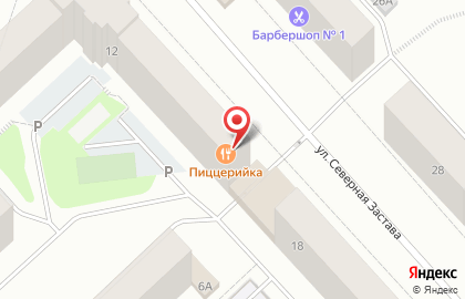 Пиццерийка в Мурманске на карте