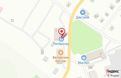Универсам Пятерочка на улице Доватора на карте