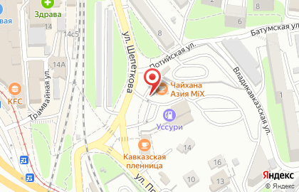 Чайхана Азия MiX в Ленинском районе на карте