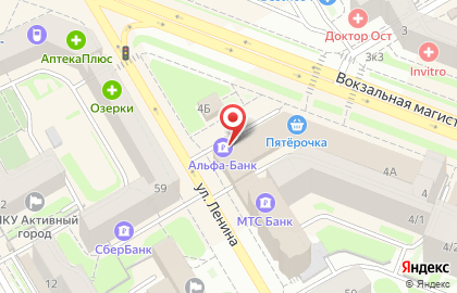 Альфа-Банк в Новосибирске на карте