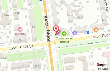 Пресса на проспекте Победы на карте