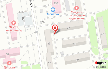 Каньон на улице Окунева на карте