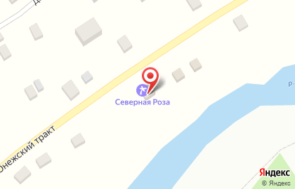 База отдыха Северная роза на карте