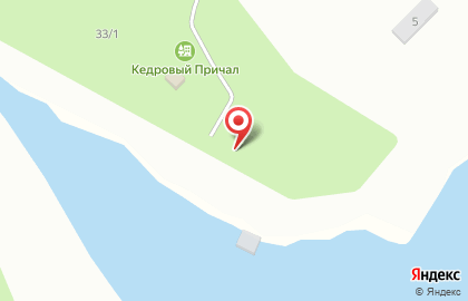 Грин-парк Кедровый Причал на карте