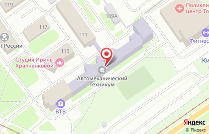 Школа танцев Лаборатория движения в Автозаводском районе на карте