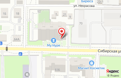 Ветеринарная клиника Сами с усами на Сибирской улице на карте