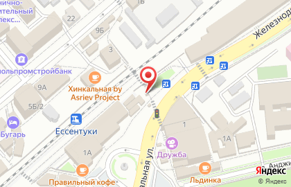 Кофейня bar киоск по продаже кофе на карте