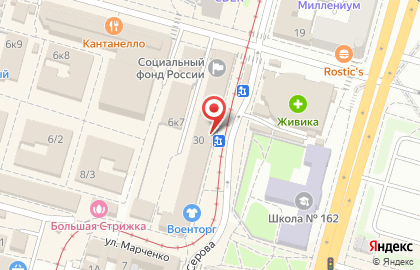 Строитель 55 в Ленинском административном округе на карте