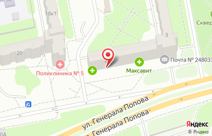 Магазин У Палыча в Ленинском районе на карте