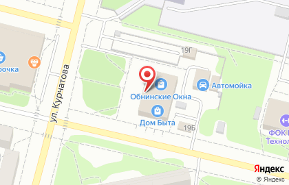 Компания Дом Дверей на улице Курчатова на карте