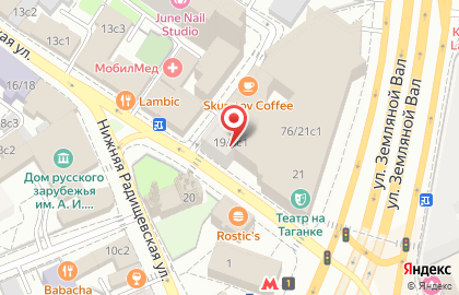 Кафе Руккола в Москве на карте