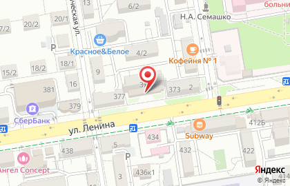 Русфинанс банк на улице Ленина на карте