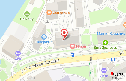 Интернет-магазин спортивного питания Russport на улице ​70-летия Октября на карте