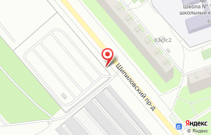 Автостоянка Мгса в Южном Орехово-Борисово на карте