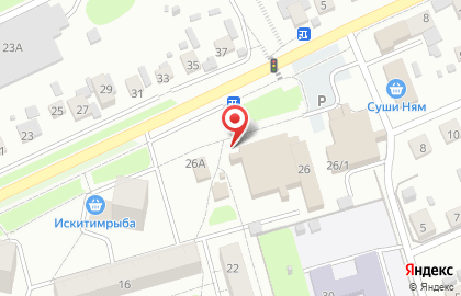 Киоск по продаже фруктов и овощей в Новосибирске на карте
