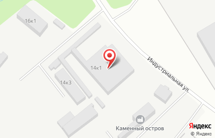 Производственная компания Каменный остров на Индустриальной улице на карте