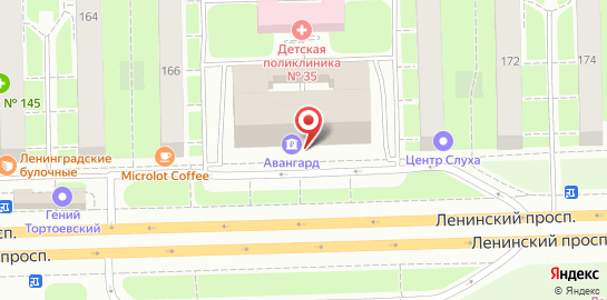 Банкетный зал Гармония на Ленинском проспекте на карте
