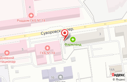 Клинико-диагностическая лаборатория KDL в Орджоникидзевском районе на карте