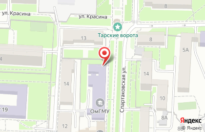 Земельный вопрос на Спартаковской улице на карте