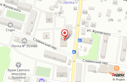 Геленджик-Банк на Славянском мосту на карте