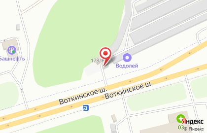 Магазин моторных масел Маслёнка на Воткинском шоссе на карте