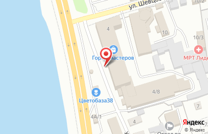 Магазин отделочных материалов в Правобережном округе на карте
