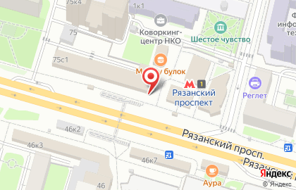 Магазин товаров для курения на Рязанском проспекте на карте
