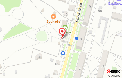 Пензенский зоопарк, МАУ на Красной улице на карте