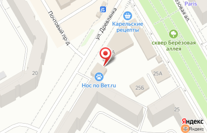 Магазин Линия здоровья в Петрозаводске на карте