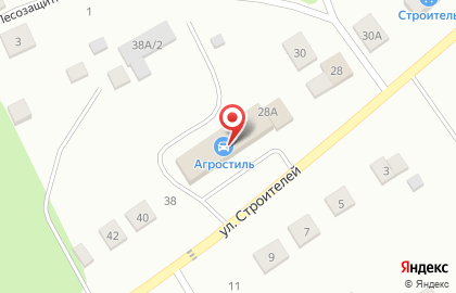 Официальный дилер Ростсельмаш Агроцентр на улице Строителей на карте