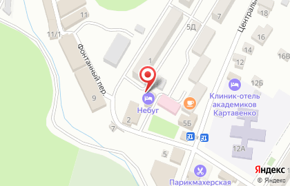 Аптечный пункт на Центральной улице на карте