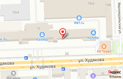 Мебельный салон Ангстрем на улице Худякова на карте