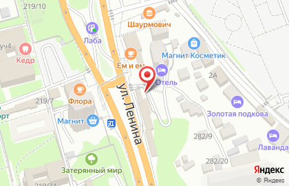 Продуктовый магазин на ул. Ленина, 282а/1 на карте