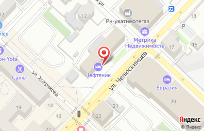 Ингосстрах в Тюмени на карте