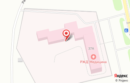Узловая поликлиника на улице Матвеева на карте