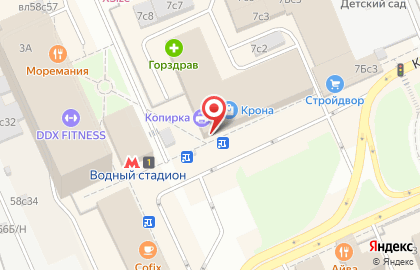 Курьерская служба Почтальон Сервис на Кронштадтском бульваре на карте