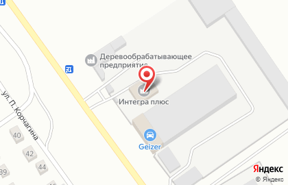 Интегра плюс на карте