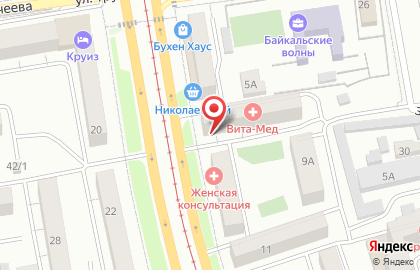 Народный детский сад Малыш-Джентльмен в Улан-Удэ на карте