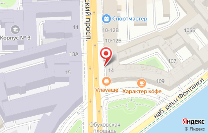 Студия восточного танца Наты Фари Арабеск на Московском проспекте на карте