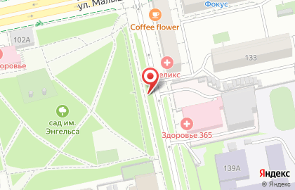 Юг-Центр на улице Бажова на карте