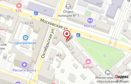 Центр оздоровительных практик Единение на Октябрьской улице на карте